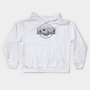 US Coastguard search and rescue Helicopter, Kids Hoodie